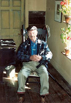 dudley rockwell in the kitchen of the olson house