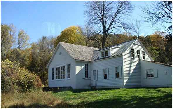 The schoolhouse and Andrew Wyeths studio in Chadds Ford